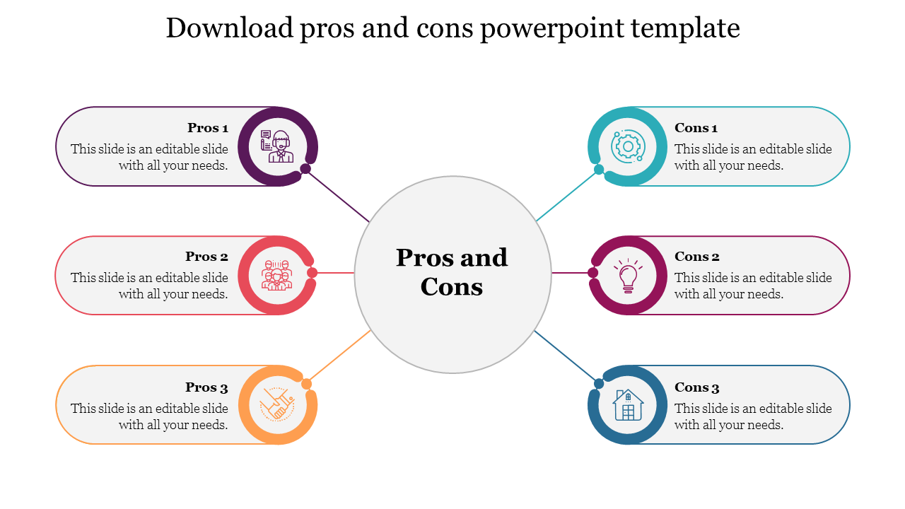 download pros and cons powerpoint template